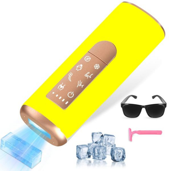 PL 사파이어 레이저 제모기 여성 남성용 45°F 아이스 쿨링 무 플래시 장시 지속 무통 3주 만에 겨드랑이 다리 팔 비키니 라인 집에서 사용, PL 사파이어 레이저 제모기 여성 남성용 45°F 아