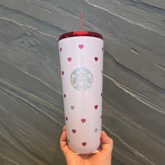 스타벅스 SS 러브바니 조이 콜드컵 710ml 스텐 2026 발렌타인 md, 1개