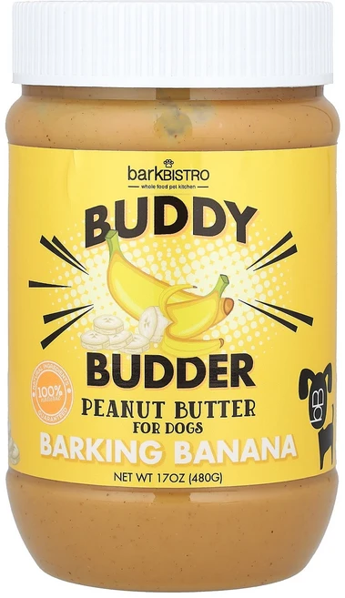바크 비스트로 버디 버더 땅콩버터 강아지용 바킹 바나나 맛 480g BBI-24740 - 쿠팡