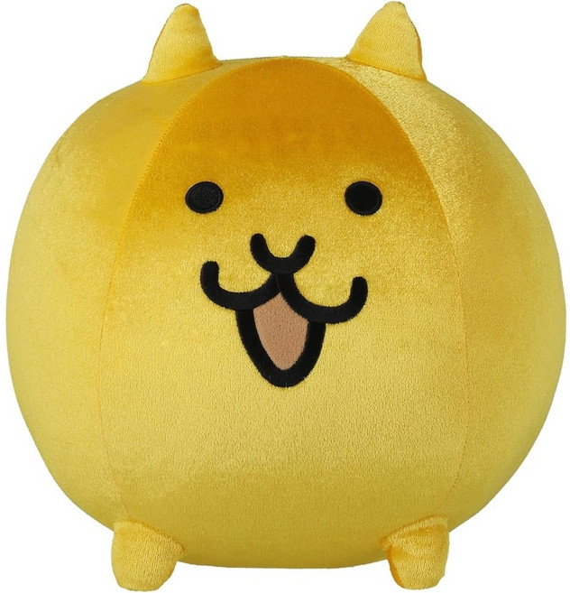 냥코대전쟁 인형 오리지널 봉제인형 M 황금 네코 고양이