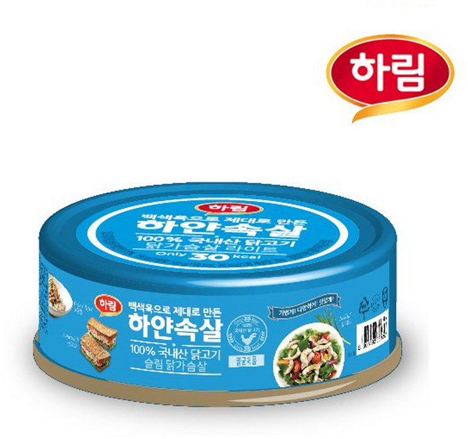 하림-하얀속살 닭가슴살 135g, 36개