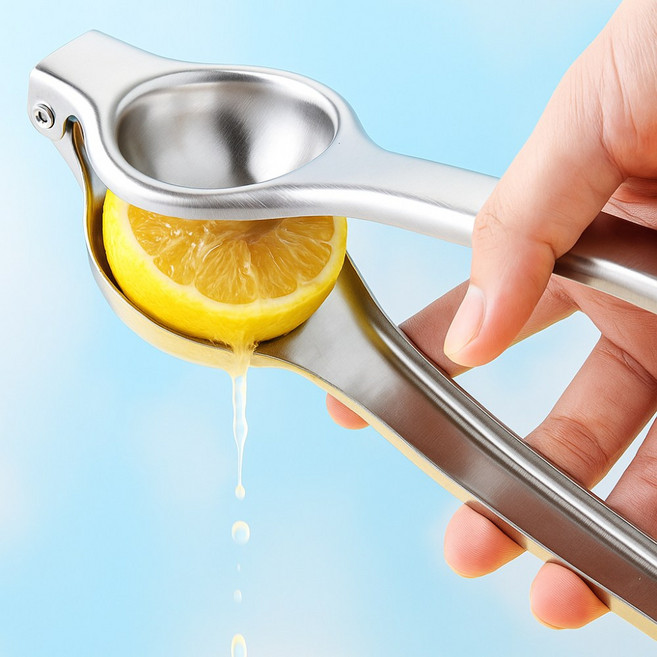 메이크앤 레몬 착즙기 스퀴저 프레스 스테인리스, 1개, 200ml