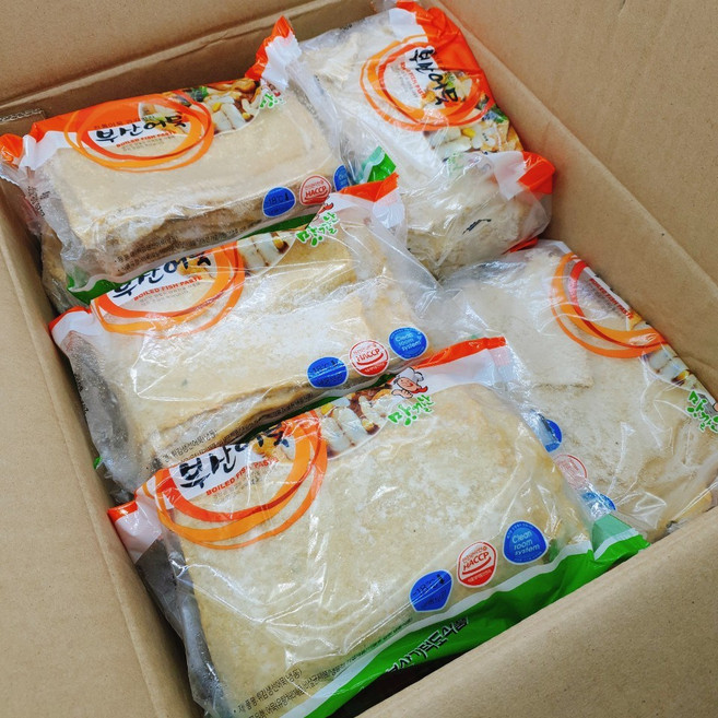 도매/업소용 부산가덕도식품 부산어묵 1박스(800g x 20개입)총400장 사각 냉동보관, 800g, 20개