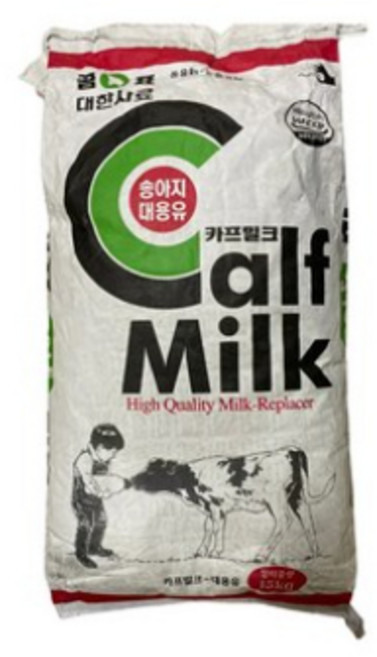 곰표 대한사료 송아지 대용유 카프밀크 송아지분유 망아지 15kg 염소분유, 1개