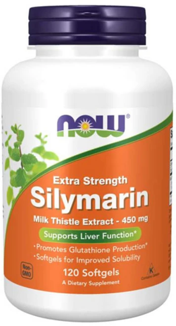 [Now Foods] 나우 푸드 밀크 씨슬 엑스트라 스트렝스 450 mg 120 소프트젤, 1개, 120정 - 쿠팡