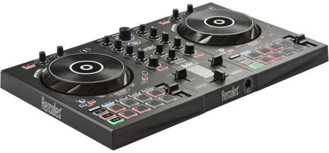 헤라클레스 DJControl Inpulse 300 2채널 USB 컨트롤러 비트매치 가이드 DJ 아카데미 및 전체 소프트웨어 DJUCED 포함, 헤라클레스 DJControl Inpulse 300 2채