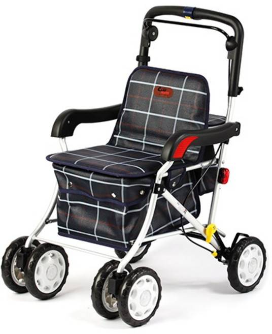 케어메이트 노인보행기 실버카 할머니유모차 실버보행기 노인유모차, 1개