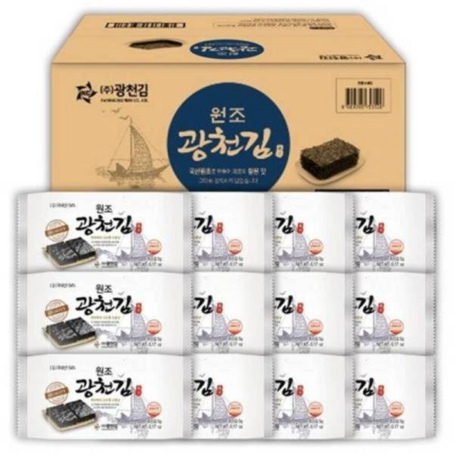 70년 전통의 원조 광천김 조미김, 1개, 5g