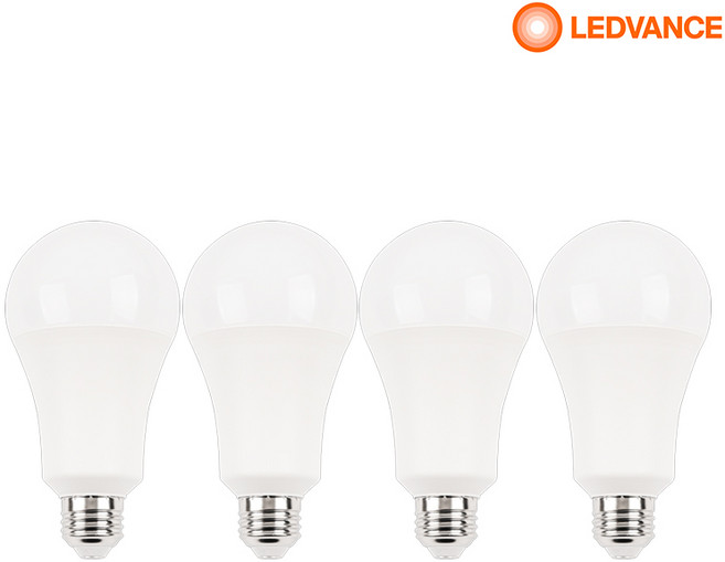 오스람 LED전구 18W, 전구색, 4개