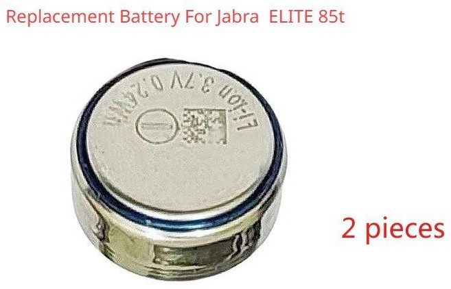 Jabra 트루 무선 헤드셋 액세서리 배터리 Evolve2 Buds / ELITE 4 Active ELITE7 Pro ELITE2 85T 용, ELITE 85t 2PC, ELITE 85t 2PC
