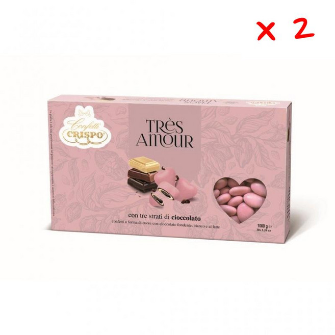 크리스포 트레 아모르 핑크, 2개, 1kg