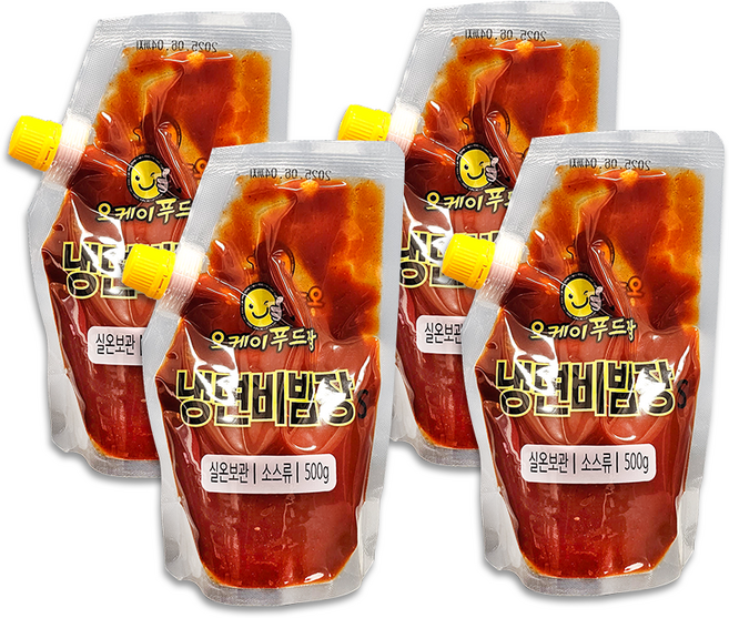 설악육수 냉면비빔장 냉면무 재료모음 푸드짱, 4개, 500g