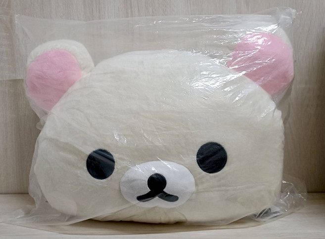 Rilakkuma 抱枕, 白色, 1個, 18英吋