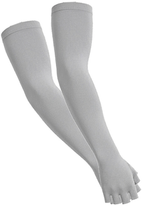 인콘트로 우노스 매직 쿨 실리콘 반장갑 쿨토시 양손, 3세트, 그레이