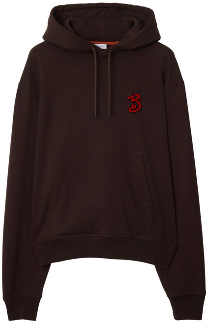 버버리 B 스네이크 코튼 후디