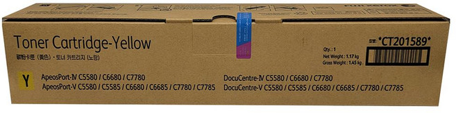 제록스 정품토너 Apeosport-V C5580 노랑 표준용량 nys+41398hF, 1개, 본상품선택