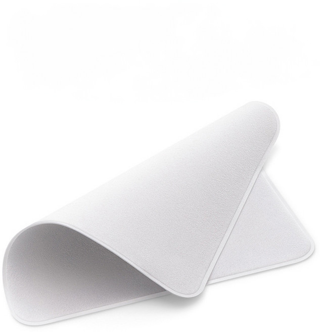 맥북 아이폰 호환 두겹 노트북 극세사 광택용천, 회색, 1개