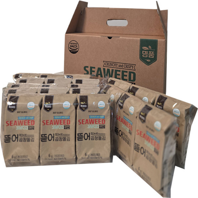 광천김선물 곱창돌김선물 6gX21봉 명절선물세트 기업특판