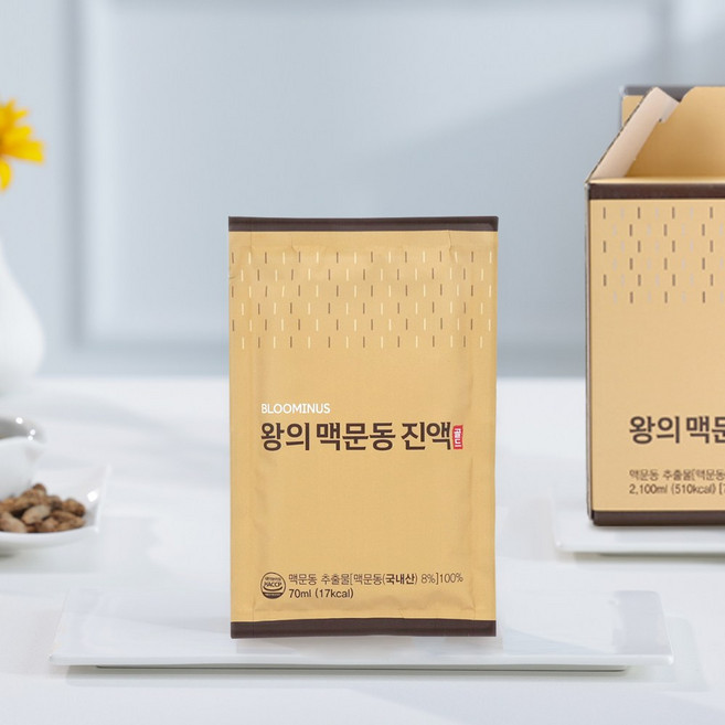 국산 볶음맥문동 왕의맥문동 진액골드 사포닌 스피카토사이드A 오피오포고닌D 240포, 8박스, 2.1L