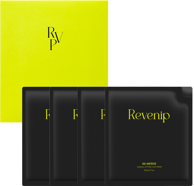 리베니프 실프팅 석고 마스크팩, 1개, 4개입