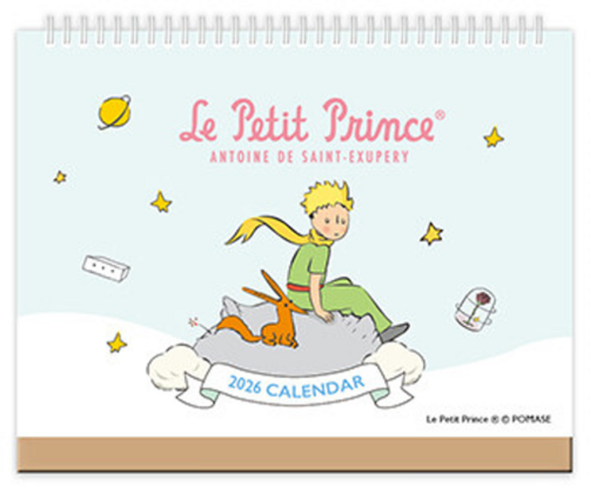 2026년 어린왕자 미니 탁상달력 (가로형), 북엔(BOOK&)