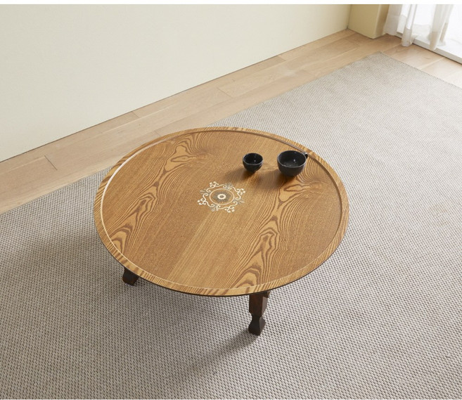 노송가구 예람 상감 원형 750 (4~5인용), 엔틱