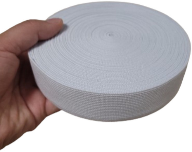 긍정미공방 코메즈밴드 30mm 12마 허리고무밴드, 1개, 화이트