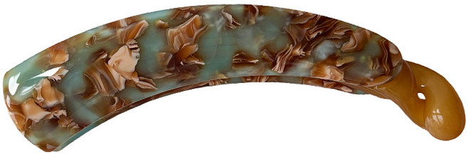 프렌치 레트로 아치형 바나나 클립 대형 높은 말머리 헤어핀 머리카락이 많은 사람에게 적합한 수직 클립 오래 고정 미끄럼 방지 디자인 France Handmade