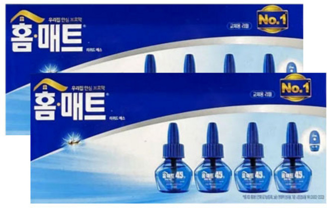 홈매트 45일 리퀴드 에스 리필, 8개, 29ml