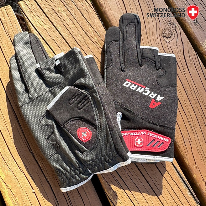 몽크로스 아크로 낚시장갑 3컷 낚시 글러브 동계용 겨울 장갑 GN-301BB, 올블랙, 1개