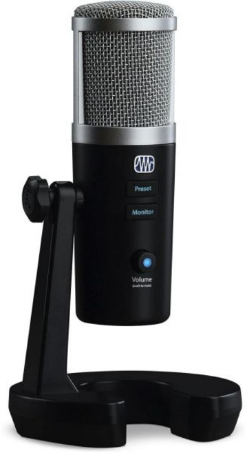 PreSonus Revelator USB 콘덴서 마이크로폰 팟캐스팅 라이브 스트리밍용 내장 음성 효과 포함 게임 방송 Skype Zoom Discord를 통한 인터뷰 녹음용 루, Revelator USB-C Condenser Mic, 1개, Revelator USB-C Condenser Mic, 1) Revelator USB-C 콘덴서 마이크