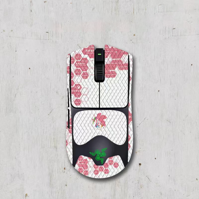 라나야 레이저 바이퍼 V3 Pro 바브삼 마우스 그립테이프, 1개, 사쿠라