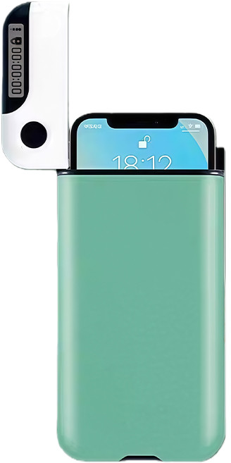 마인드재뉴에어리 스마트폰 핸드폰 맞춤형 타이머 금욕상자 케이스 감옥 타이머 락 박스복, 1개, 그린