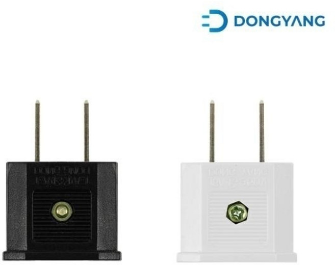 (동양전자) 플러그 110V 정어댑터 (DYA-01) (화이트), 1개