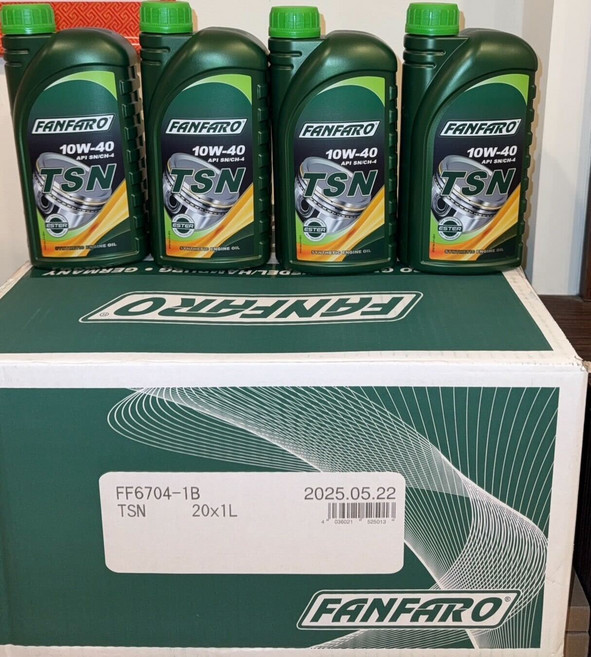FANFARO TSN 全合成機油 10W-40 API SN/CH-4, 1個, 1L
