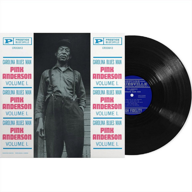 (수입LP) Pink Anderson - Vol.1: Carolina Blues Man (Bluesville Acoustic Sounds Series) (180g)