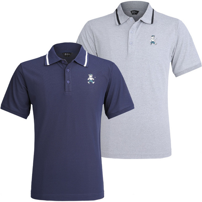 [투엘라] (1+1) (옥의티 특가!) 남성 반팔 폴로 골프 카라 티셔츠_프렌들리 프리미엄 레이온 골프 아웃도어 PK 폴로 카라티