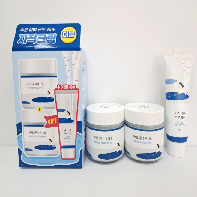 라운드랩 자작나무 수분 크림, 80ml, 2개