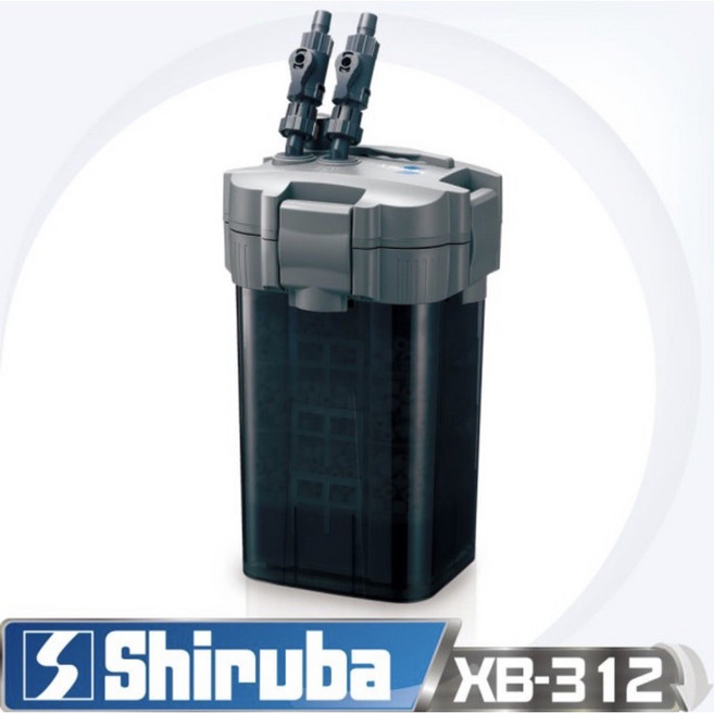 帥哥水族【Shiruba 銀箭】【外置圓桶過濾器】圓筒過濾器 圓桶過濾器 圓筒 圓桶 外置過濾 外掛過濾 過濾器, XB-312(1240L/H), 1個