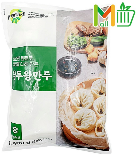 냉동식품 담두 왕만두, 1개, 1.4kg