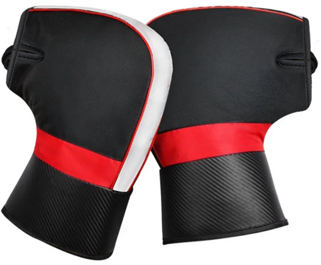 발통마켓 오토바이 방한토시 장갑 킥보드 자전거 손토시 배달대행 방풍 방한 방수 핸들토시 핸들커버, 반사고급형방한토시