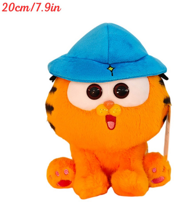 14세이상 가필드 고양이 애니메이션 플러시 귀여운 가족 Odie 박제 Kawaii 만화 인형 선물, T