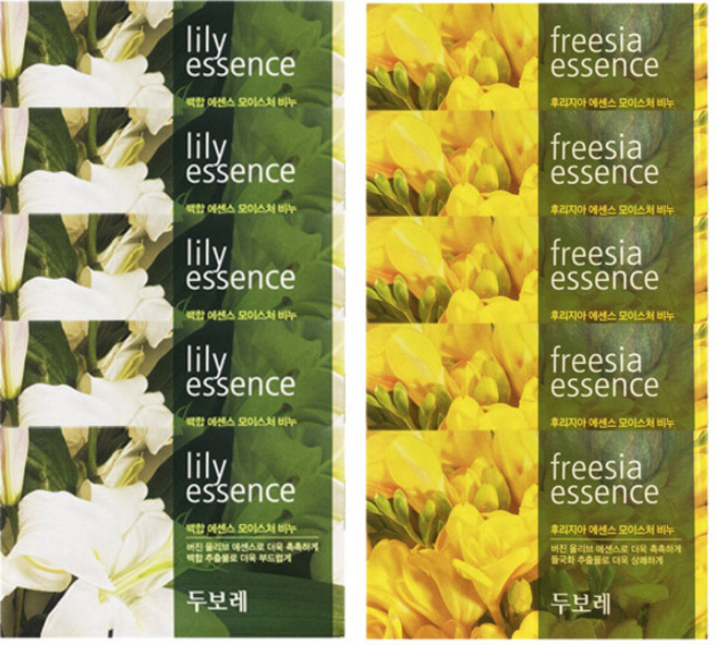 두보레 백합 비누 5개+두보레 후리지아 비누 5개, 1세트