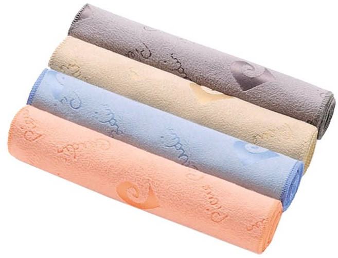 피에르가르뎅 극세사 스포츠타월, 베이지, 주황, 하늘, 먹색, 1세트