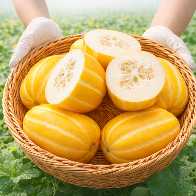 아침엔과일 성주참외 가정용 못난이 참외 당도선별, 1박스, 2kg 랜덤과