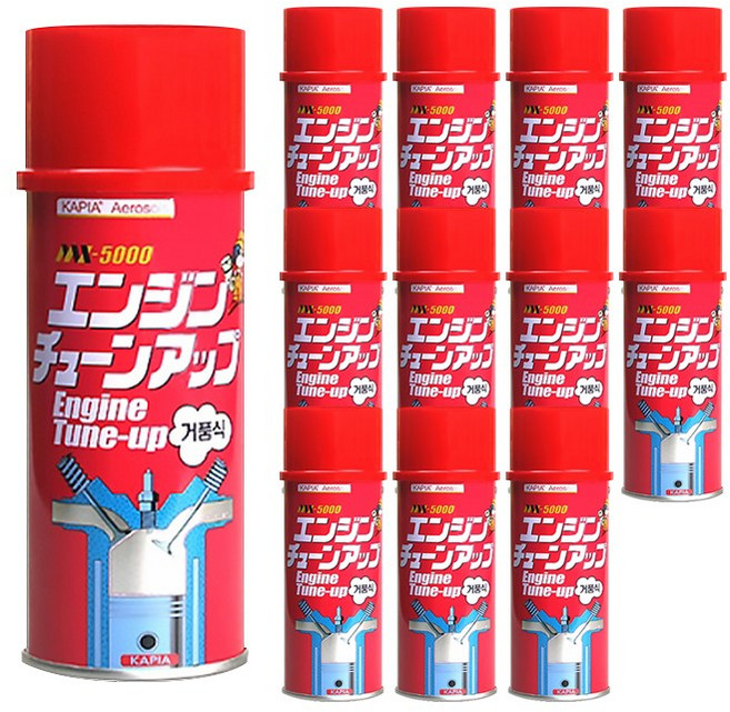 카피아 거품식 엔진 크리너 mx-5000 기화기 캬브레다 연소실 크리너 세척제 240ml, 12개
