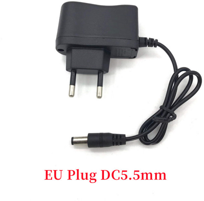 손전등 전원 공급 장치 충전기 US EU 충전기 DC 4.2V 3.5 5.5mm 3.7V 500mA AC 스마트 전원 어댑터 186, 1개, 3) EU Plug DC 5.5mm