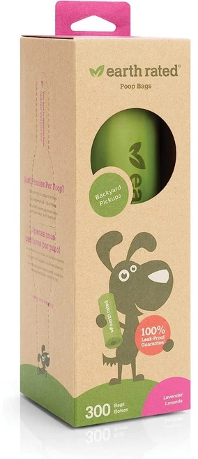 얼스레이티드 강아지 배변봉투 풉백 리필롤 라벤더 120개, 그린, 1개 - 쿠팡
