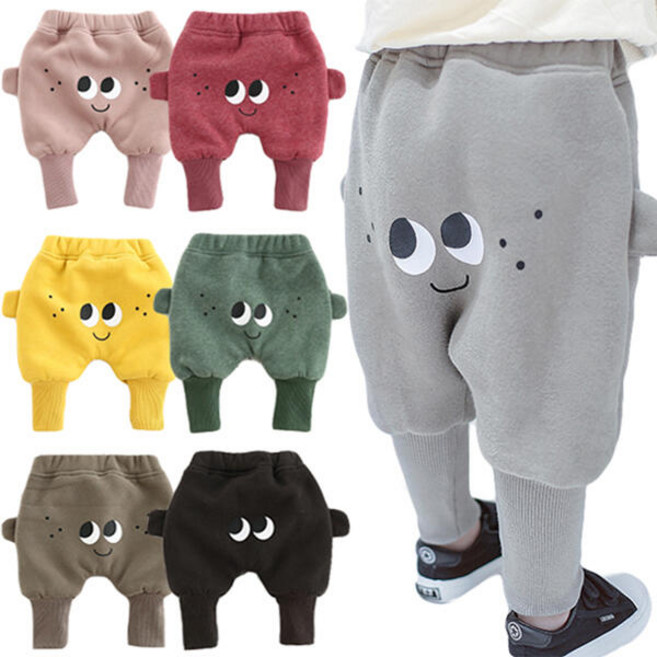 아트박스/엠케이 땡글이 유아 배기 기모바지(66-120) 323680