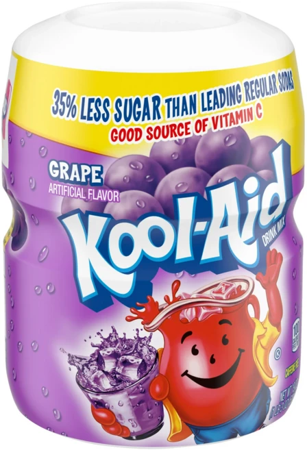 쿨에이드 드링크 믹스 그레이프, 538g, 1개입, 1개 - 쿠팡